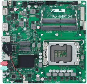 Материнська плата Asus Pro H610T D4-CSM