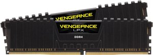 Модуль пам'яті corsair DDR4 32GB (2x16GB) 3200mhz vengeance LPX black (CMK32GX4m2E3200C16)