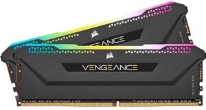 Модуль пам'яті corsair DDR4 32GB (2x16GB) 3600mhz vengeance RGB PRO SL black (CMH32GX4m2D3600C18)