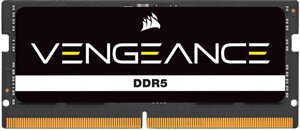 Модуль памяти corsair SO-DIMM 16GB/4800 DDR5 vengeance black (CMSX16GX5m1A4800C40)