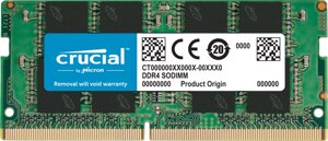 Модуль памяти crucial SO-DIMM 16GB/3200 DDR4 micron (CT16G4sfra32A)