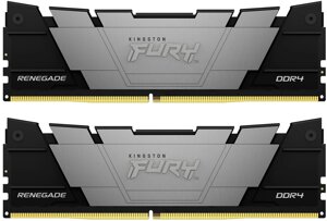 Модуль памяти Kingston DDR4 2x16GB/3200 Fury Renegade Black (KF432C16RB12K2/32)