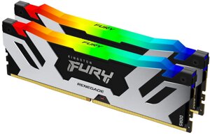 Модуль памяти kingston DDR5 96GB (2x48GB) 6000 mhz renegade RGB XMP fury (ex. hyperx) (KF560C32RSAK2-96)