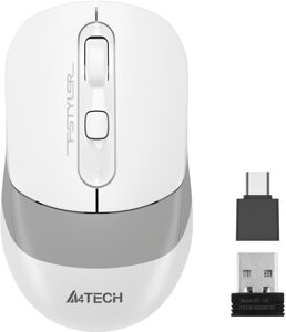 Миша A4Tech Fstyler FG10CS Air Grayish White