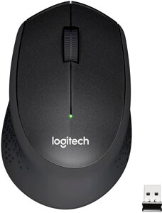 Миша бездротова LOGITECH M330 Silent Plus Black (910-004909)