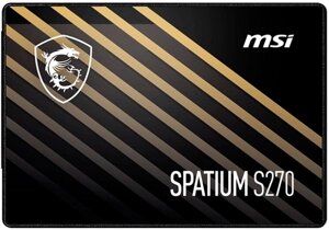 Накопичувач SSD MSI 480GB spatium S270 (S78-440E350-P83)