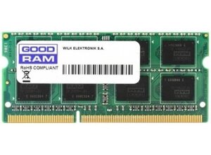 Оперативна пам'ять goodram 4gb SO-DIMM DDR4 2400mhz (GR2400S464L17S/4G)