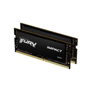 Пам'ять kingston FURY 32 GB (2x16GB) SO-DIMM DDR4 2666 mhz impact (KF426S16IBK2/32)