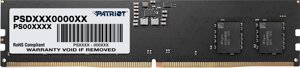 Пам'ять patriot 16 GB DDR5 4800 mhz (PSD516G480081)