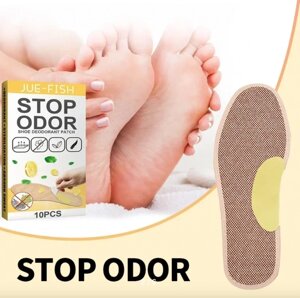 Пластир у взуття для усунення запаху stop odor