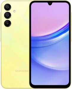 Смартфон samsung galaxy A15 A155F 8/256GB yellow (SM-A155fzyieuc)