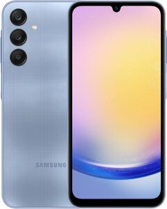 Смартфон samsung galaxy A25 5G A256B 6/128GB blue (SM-A256bzbdeuc)