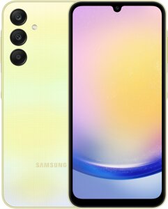 Смартфон samsung galaxy A25 5G A256B 6/128GB yellow (SM-A256bzydeuc)