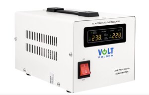 Стабілізатор напруги Volt Polska 1000VA AVR PRO Servo Motor