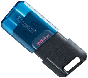 USB флеш-накопичувач Kingston USB3.2 256GB Type-C DataTraveler 80 M Blue/Black (DT80M/256GB)