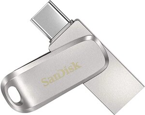 USB флешка sandisk 128GB dual drive luxe USB 3.1 + type-C (SDDDC4-128G-G46)