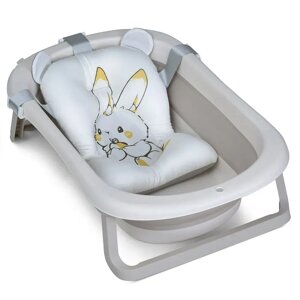 Ванночка складна дитяча з термометром та вкладишем (подушкою) El Camino PLUS Cool Gray (ME 1151)2605ts