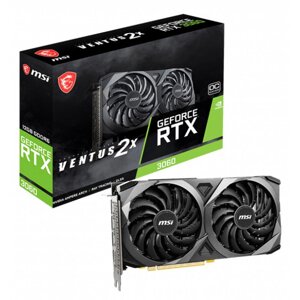 Відеокарта MSI geforce RTX3060 12gb ventus 2X OC LHR (RTX 3060 ventus 2X 12G OC LHR)