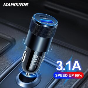 Автомобільна зарядка АЗП Z44 Leading PD 20 W + QC3.1 (Type-C + USB)