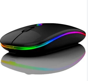 Bluetooth Бездротова Миша з Заряджання, портативна миша для комп'ютера, ноутбука, з підсвічуванням