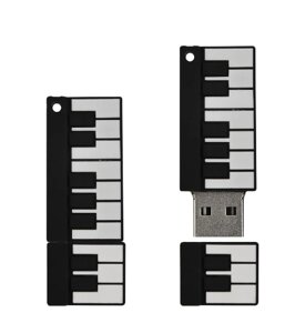 Флеш накопичувач USB 64 gb 2.0 usb флешка у формі піаніно