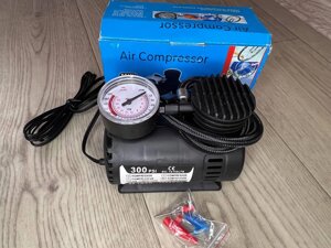 Компресор для підкачування коліс автомостильний AIR compressor 250 PSI з маномітрим C 308.