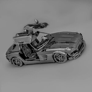 Металевий конструктор, 3D модель складання авто, металева іграшка, 3D-головоломка, конструктор 3D