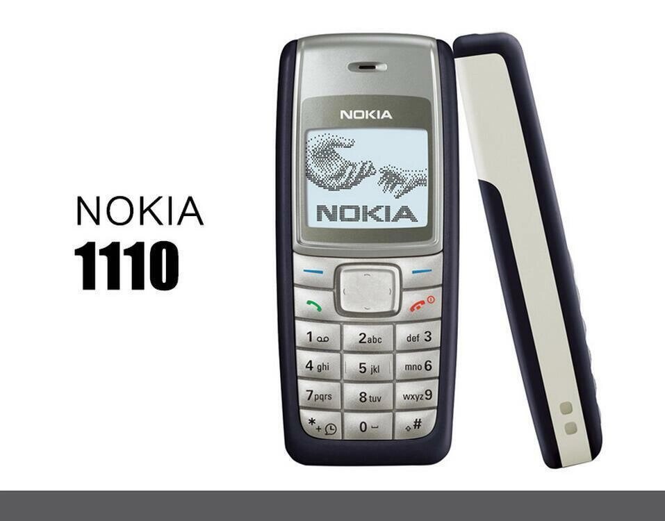 Мобільний телефон Nokia 1110i 1111 1112 оригінал black/blue від компанії Технозавр - фото 1