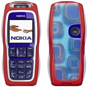 Мобільний телефон Nokia 3220 3colors червоний синій 760 мА·год від компанії Технозавр - фото 1