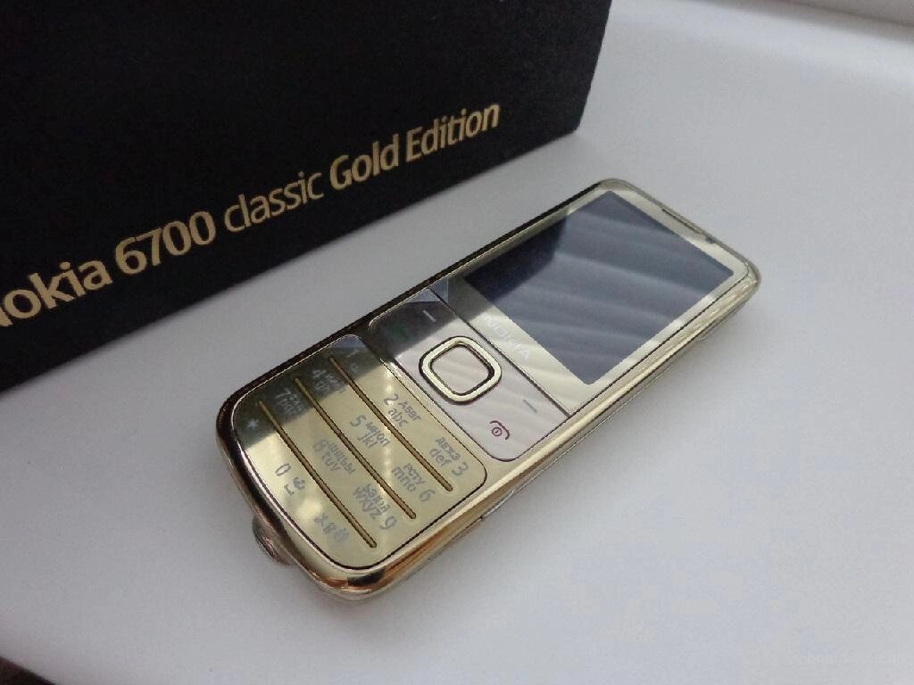 Мобільний телефон Nokia 6700 Gold 2.2" 960 мА·год 5мп бізнес-телефон від компанії Технозавр - фото 1