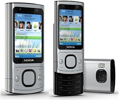 Мобільний телефон Nokia 6700 Slide Silver 2.2", Nokia 6700 сріблястий, бізнес телефон від компанії Технозавр - фото 1