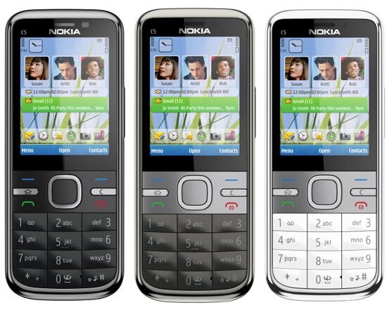 Мобільний телефон Nokia C5-00 1050 мАч 5мп оригінал новий Silver/Black від компанії Технозавр - фото 1