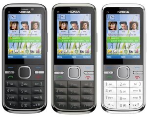 Мобільний телефон Nokia C5-00 1050 мАч 5мп оригінал новий Silver/Black