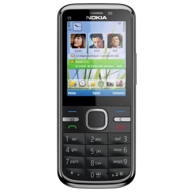 Мобільний телефон Nokia C5-00 1050 мАг 5мп оригінал Black від компанії Технозавр - фото 1