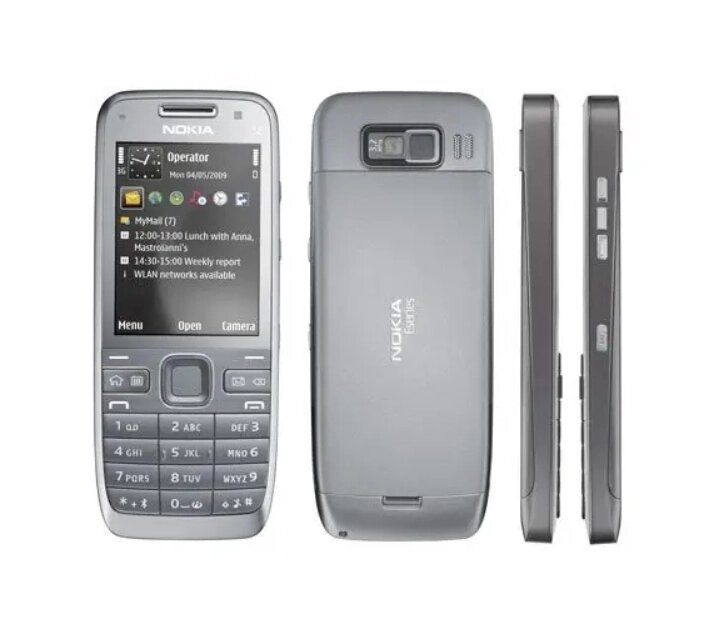 Мобільний телефон Nokia E52 Silver 2.4" 3.2 Мп 1500 мАг 3G GPS, Nokia E52 від компанії Технозавр - фото 1