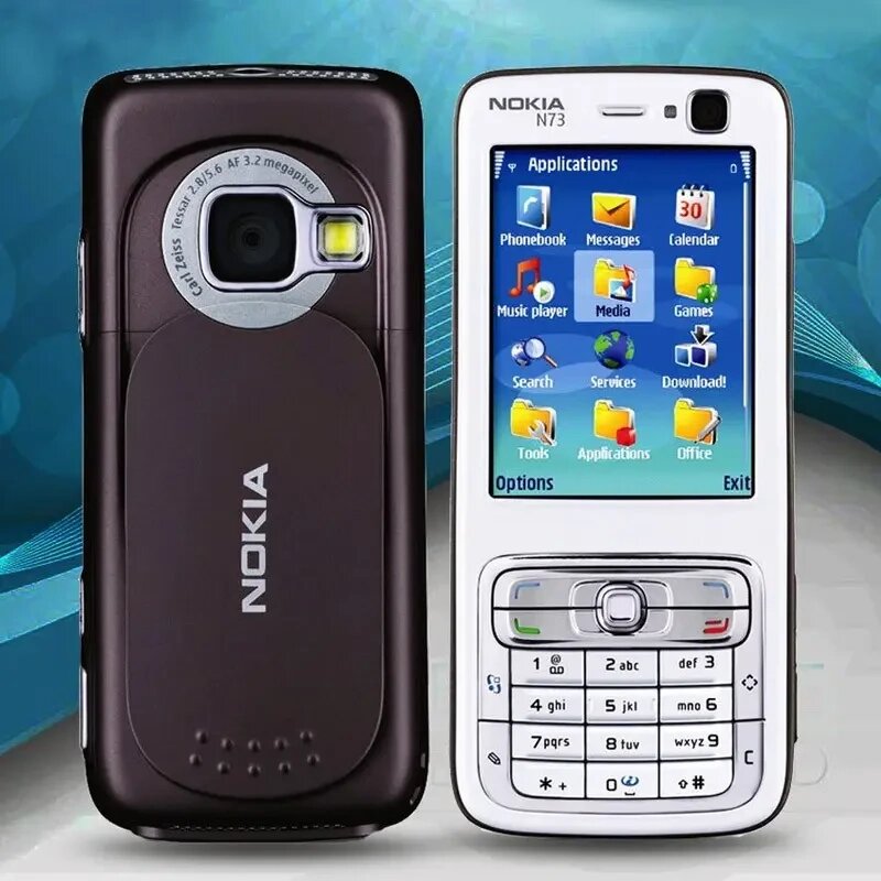 Мобільний телефон Nokia N73 TFT 2.4"  3.15МП Symbian 1100 мАч від компанії Технозавр - фото 1