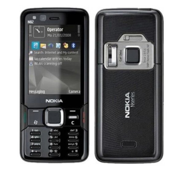 Мобільний телефон Nokia N82 Black 1050 мАч ОРІГИНАЛ Розпродати. від компанії Технозавр - фото 1