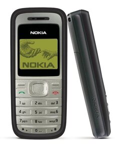 Мобільний телефон Nokia 1200 Black 1SIM 1.5" 2G 700 мАг
