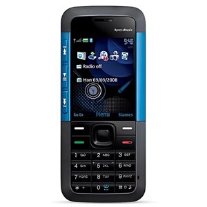 Мобільний телефон Nokia 5310 XpressMusic Blue 2.1" 320x240 2 МП GSM 860 мАг