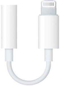 Перехідник аудіо Apple Lightning - 3.5 mm White