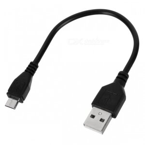 Кабель micro usb для заряджання 20 см для nokia sony lg xiaomi huawei meizu samsung.