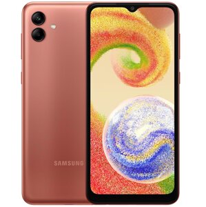 Смартфон Samsung Galaxy A04 4/64GB Copper (SM-A045FZCGSEK) 2SIM LTE 6.5" 1600x720 50 Мп+2 Мп Full HD 5000 mAh