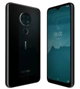 Смартфон Nokia 6.2 4/128GB Black 2SIM 6.3" IPS 16 Мп+8 Мп+5 Мп 3500 мАч 4G NFC