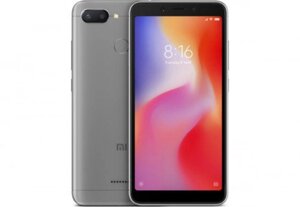 Смартфон Xiaomi Redmi 6 4/64 Grey 5.45" IPS, 12+5 Мп, MediaTek Helio P22, 3000 mAh