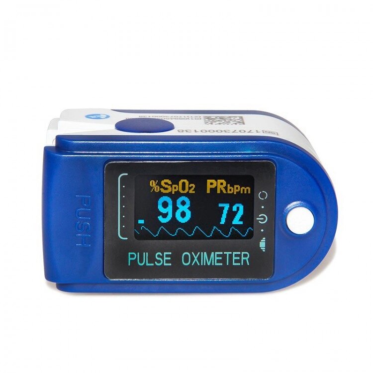 Пульсоксиметр Pulse Oximeter SMH-01 для вимірювання кисню в крові оксиметр від компанії Технозавр - фото 1