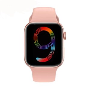 Смарт годинник Smart Watch I9 Pro Max Pink, 1.68" Bluetooth 240*280, розумний годинник рожевий