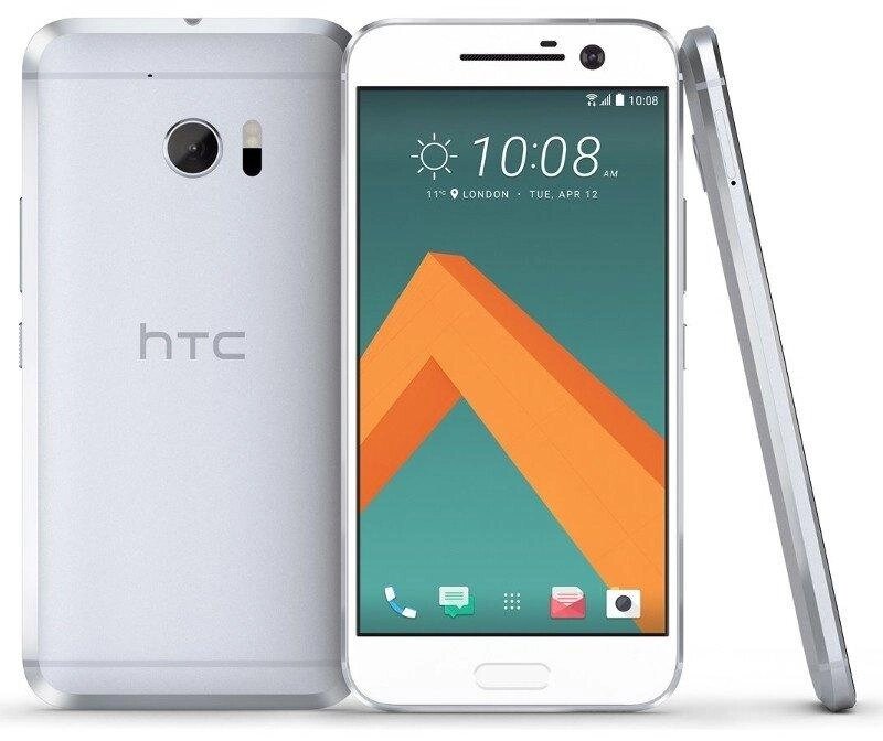 Смартфон HTC 10 Super LCD 5.2" 2G/3G/4G 4/32GB. 5/12мп Qualcomm 820 Silver 3000 mAh від компанії Технозавр - фото 1