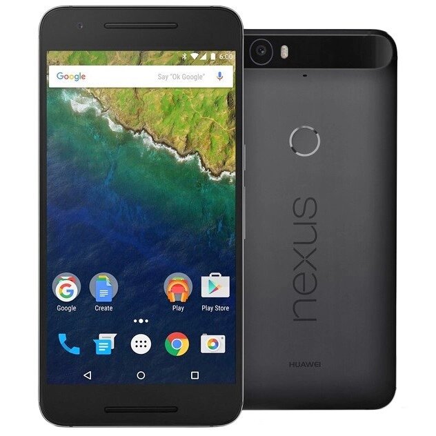 Смартфон HUAWEI Nexus 6P 3/128GB Black 1SIM 5.7" AMOLED 12Мп 3450 мАч NFC від компанії Технозавр - фото 1