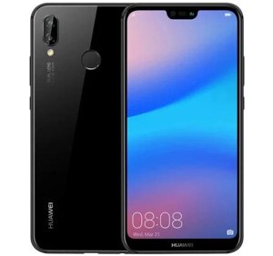 Смартфон Huawei P20 Lite 4/64GB Midnight Black 2SIM 4G 5.84" Bluetooth 4.2 16 Мп + 2 Мп 3000 mAh