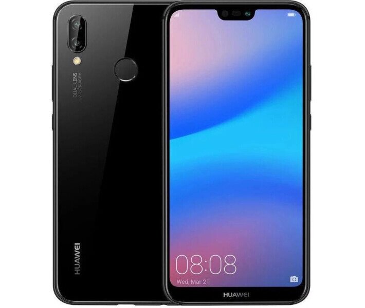 Смартфон Huawei P20 Lite (Nova 3e) 4/128 GB Black 2сім IPS 5.84" 8ядер GPS 3000 mAh новий оригінал від компанії Технозавр - фото 1